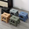 product-fancy-79e11ffd-2f78-4fb3-b57a-b17922dddc2d Heavy-Duty Thickened Portable Folding Stool with Handle - 1 Pack Square Plastic Collapsible Stool for Indoor, Gatherings, Picnic, Fishing | Durable PP, Adult-Supporting up to 330lbs, No Electricity or Batteries Needed