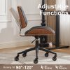 product-fancy-7a13cd83-4bc6-4efd-8d8f-f89d9f1e3258 Armless Home Office Executive Chair, Desk Chair with Low Back Lumbar Support, Ergonomic Computer Desk Chair with 360° Swivel Wheels for Adult Work And Study, Black/Beige/Brown