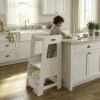 Toddler Stool Tower, Toddler Kitchen Stool, Kitchen Standing Helper Stool for Toddlers, Toddler Stool for Kitchen Counter, Learning Kitchen Tower for Toddlers, Helper Standing Tower Random Color