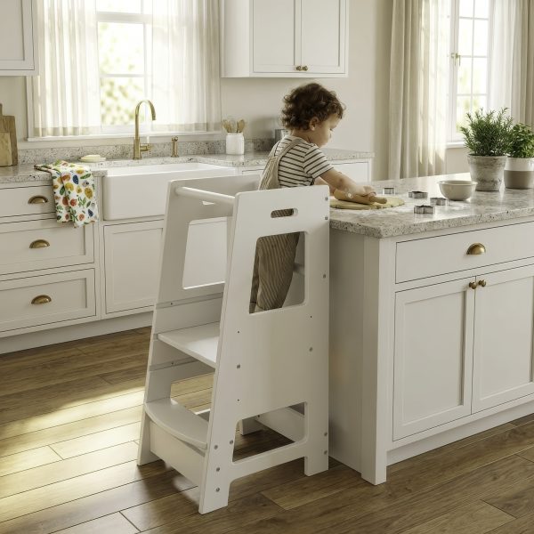 product-fancy-7a8b3724-9da5-4e35-9230-b83cc1a5b3a0 Toddler Stool Tower, Toddler Kitchen Stool, Kitchen Standing Helper Stool for Toddlers, Toddler Stool for Kitchen Counter, Learning Kitchen Tower for Toddlers, Helper Standing Tower Random Color