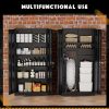 product-fancy-7c883640-9815-416f-a84c-81aaa0f35622 Storage Cabinet, 72 "black Large And Small Metal Storage Cabinet, Steel Lock Cabinet with Door And 4 Adjustable Shelves, Home Office Tool Unit, Garage And High Lockable Filing Cabinet, Green.