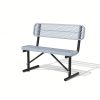 Sturdy Outdoor Metal Park ing, Offered in 4/6/8 Feet, Outdoor with Back Support And Portable Structure, Commercial ing for Shopping Centers, Retail Stores, Parks, And Patios