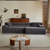 product-fancy-7ce72f56-0371-4a2e-89cc-e6dd0840fd8e 120"Modern Minimalist Chenille Modular Sectional Sofa, Oversized 8-Seater Sleeper Sofa With Movable Ottoman, Thick Cushions, Upholstered Couch For Living Room, Bedroom, Office, Apartment