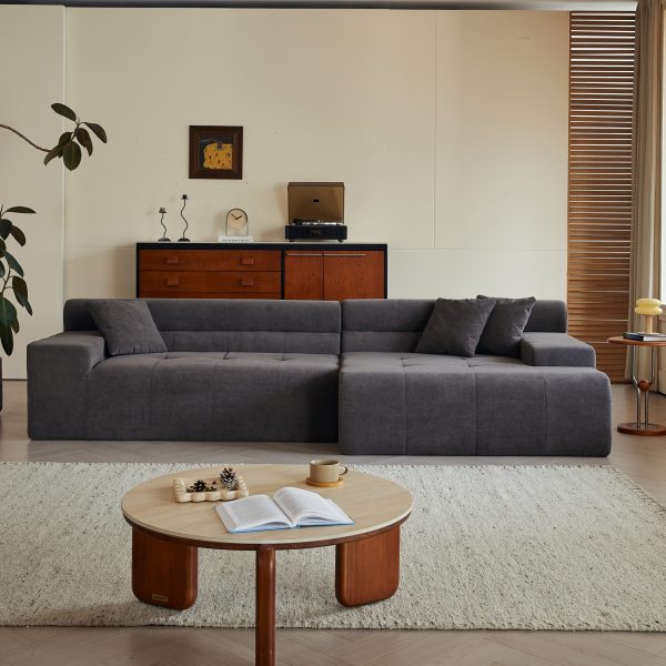 product-fancy-7ce72f56-0371-4a2e-89cc-e6dd0840fd8e 120"Modern Minimalist Chenille Modular Sectional Sofa, Oversized 8-Seater Sleeper Sofa With Movable Ottoman, Thick Cushions, Upholstered Couch For Living Room, Bedroom, Office, Apartment