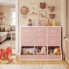 product-fancy-7dc83c97-7642-4438-bd9d-77d9f93abb64 Single Bedroom with 7 Drawers And 3 Large Open Storage Combination Cabinets, Including Wardrobe Cabinets, Dressing Tables, Drawer Cabinets, Filing Cabinets, for Home/hallway/bedroom Use, White/pink/purple/black/brown