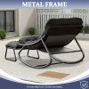 product-fancy-7dddf0ec-c2c6-4165-9c14-be6d3f9706e3 Oversized Rocking Chair with Cushion • Comfy Egg Glider Rocking Chairs Indoor with Footrest • Outdoor Patio Lounge Chair Rocker Chairs for Living Room Bedroom Balcony Porch