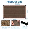 product-fancy-7e382f9c-ee08-4b4f-ad71-fdb4c206491e Outdoor Shade Net - Brown, Uv-Resistant, Durable Canopy, Suitable for Travel, Picnics, And Pools - Available In Various Sizes.