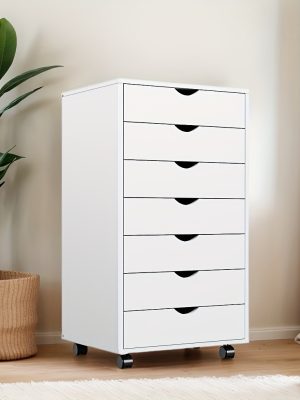 5/7-Drawer Mobile Storage Cabinet with Wheels Perfect for offices, bedrooms, and living rooms Spacious capacity Compact saves space Ideal for office use Buy as needed