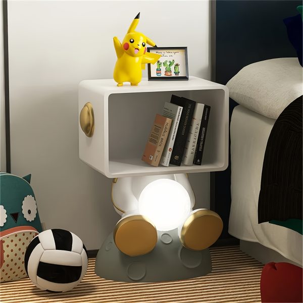 product-fancy-7eb51c27-4076-4e8e-be37-683b257377a9 Astronaut Bedside Table, Large Storage Space, Suitable for Bedroom, Decorated with Cartoon Family Style