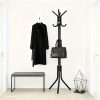 product-fancy-7f5e0eed-357f-42c9-a3f6-06c1704c70a2 1pc Heavy-Duty Metal Coat Rack with 9-Tier Vertical Storage - Freestanding Space-Saving Clothing Organizer with Sturdy Iron Frame & Copper Finish, 27"+ Height, Easy Assembly for Entryway, Living Room, Bedroom, Dorm - Portable Garment Rack for Shirts
