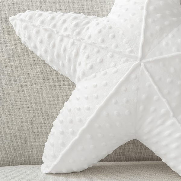 product-fancy-800e880e-5c3d-4fb9-a3bd-f489dcdeaf91 1pc Starfish Shaped Velvet Throw Pillow, Ocean Series Creative Decorative Cushion Pillow, 20.5 X 20.5 Inch