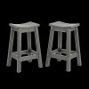 product-fancy-8066d84f-d7c1-4230-87cc-00636ef01c40 2pcs HDPE Bar Stools 24 Inch, Outdoor Counter Height Bar Stools, All-Weather Resistant Patio Stools for Backyard Kitchen Deck, 400 LBS Capacity, Black/Blue/Gray