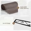 product-fancy-80d52a6e-c939-4fce-90c0-7e7dff444ee1 6-Foot Outdoor Privacy Barrier, Stylish Fence, Standalone Woven Rattan Partition for Patio, Balcony, Garden, Backyard, Deck, Porch, in Brown Color