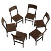 product-fancy-80e80e78-9685-4872-88b6-0ce98988fd3e Dining Chairs Set Of 6, Modern Kitchen Chairs With Backrest, MDF Board And Metal Legs, Dinner Chairs For Dining Room, Kitchen And Living Room, Espresso/Black/Rustic Brown/Walnut Optional.