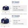 product-fancy-8162533f-a35e-4f3e-9fb8-fa4f06fbb6b7 Enormous 6' Memory Foam Furniture Bean Bag (3 Gifts: U-Shaped Pillow, Blanket Pillow, 6-Foot Rug) - Big Sofa with Soft Microfiber Cover