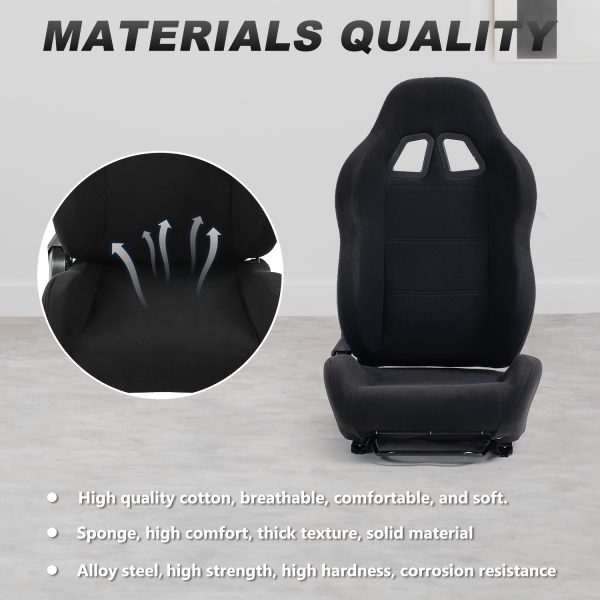 product-fancy-81fd4459-ad12-447d-a996-adfc4df463ba Minneer Adjustable Racing Simulator Cockpit Black Seat Dual Lock Dual Lane Adjustable PVC