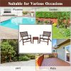 product-fancy-826eb25f-a0e6-4d5f-aae5-91b15e271a67 3pcs Outdoor Patio Rattan Furniture Set Solid Wood Frame Chair Coffee Table