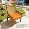 product-fancy-83f4650b-cc8c-4572-a087-cbfe920d186a Cushion for Outdoor Courtyard Crafted from Corduroy Fabric
