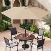 product-fancy-83fed3c0-c741-469d-b3a5-ce7067c0ed75 9FT Outdoor Patio Umbrella, Market Table Umbrella with Crank & 6 Sturdy Ribs, UV Protection Windproof, Pool Umbrella Perfect for Deck, Backyard, Lawn And Garden