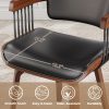 product-fancy-840520bd-4711-4ba3-8def-3d57c91e3ca1 Two Ergonomic Wooden Dining Chairs, Curved Bentwood Backrest And Seat, High-Density Foam Cushion, Modern Semi-Armrest Kitchen Chair