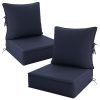 product-fancy-847daed9-fd75-43bb-9847-9dda0e713f6f Outdoor Cushion Set of 1pc/2pcs/4pcs/6pcs - Thick 35D High-Density Foam Cushions Measuring 24*24*6.5 Inches, Featuring Quick Rebound, High Durability, And Easy Cleaning, Suitable for Outdoor Furniture Like Sofas And Patio Chairs