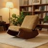 product-fancy-84dd4a68-a2b3-497c-b60c-23ece3d316a4 Comfortable Glider Rocking Chair, Upholstery Glider Chair, Accent Chair with Solid Wood Frame, Perfect for Multiple Settings Accent Reading Chair for Bedroom,Living Room
