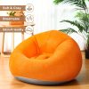 product-fancy-84f8def9-c69c-48ed-a8eb-b3b65e30c85f A Comfortable Inflatable Bean Bag Sofa in Various Colors, This Portable PVC Lounge Chair Features a Velvety Surface, Suitable for Living Rooms, Bedrooms, Balconies, Reading Rooms, And Various Outdoor Activities Like Camping, Picnics