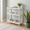 product-fancy-859abd91-3117-4f71-b40b-16d888f16d52 Ladder Shelf, 3-Tier Shelf Stand, Display with Wide Storage Display Stand, Multifunction Standing Organizer Shelf for Home Office And Kitchen