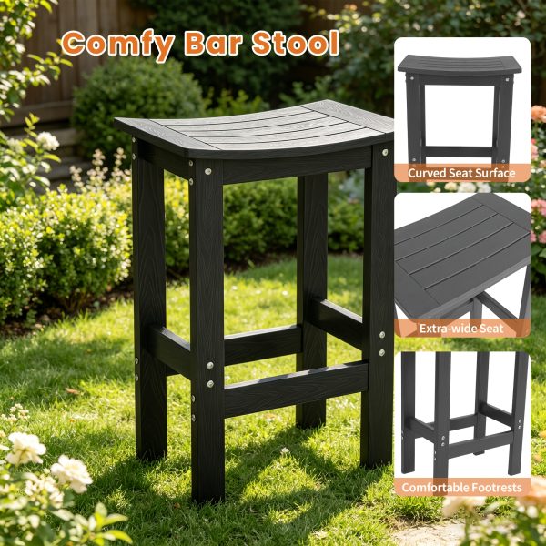 product-fancy-85aad123-bbda-4a10-b55b-83d248000cb0 5pcs Outdoor Bar Table And 4-Chair Set, 55-Inch Rectangular High-Leg Bar Table with Stools, All-Weather Waterproof Patio Furniture, Easy to Assemble, Ideal for Patios, Balconies, Backyards, Porches, And Small Spaces