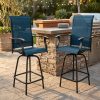 product-fancy-85fa0ddf-9e1a-4652-89c7-b4c4afaeeabb Outdoor High-Back Rotating Dining Chair (2pcs Set/ 4pcs Set, All-Weather 360° Rotating High-Backed Outdoor Patio Dining Chair, Forged Carbon Steel Fabric Patio Chair Set, Suitable for Patios, Lawns And Gardens (Blue/Black/Brown/Grey))