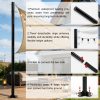 2-Pack 12-Foot Shade Sail Poles, Sturdy And Durable Heavy-duty Umbrella Poles Designed for Outdoor Use On The Ground, In Gardens, And On Patios. Easy to Install, Water-resistant, with Reinforced Bases And Expansion Bolts Included.