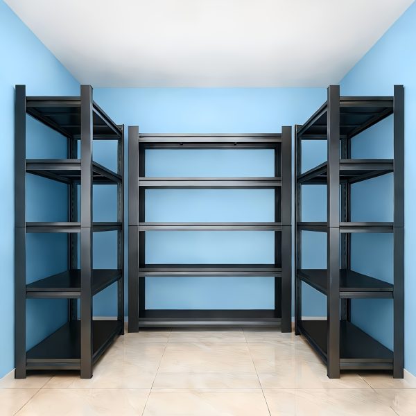 product-fancy-86c301d2-2ef0-4660-9ff0-41c5e9a2ec00 5-Tier Heavy-Duty Adjustable Kitchen Storage Shelf with Modular Shelving System & -Standing Suitable for Kitchen Organizers, Garage Tools, Microwave Stand, Baker's Rack, Utility Shelves - Assembly, Space-Saving Unit