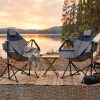 product-fancy-873284db-c1f4-41ed-a2ce-ddc880ed5a72 2 Rocking Camping Chairs with Cup Holders, Hammock Chair, Folding Rocking Chair, Outdoor Lounge Chair, Portable Fishing Chair, Patio Leisure Chair, Heavy Duty Folding Chair Suitable for Patio, Outdoor, Camping, Travel