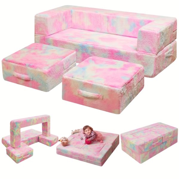 product-fancy-87c7f3d5-cc7b-48d7-bf1f-5ec006b5df9f Modular Sofa with Glow-in-the-Dark Foam Cushions & Removable Cover - Soft, Comfortable, Easy-Clean Design, No Assembly Required, Perfect for Home, Playroom, or Living Room Decor, Modular Furniture | Modern Sofa Design | Durable Foam Cushions