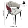 product-fancy-880f791b-dc1f-4faa-bb3a-b5abd23eed57 AESOME Mid-Century Dining Chairs Set of 2 Crocodile-Textured Back Upholstered Kitchen Chairs for Living Room Lounge, Luxury Microfiber Faux Leather Dining Room Chair, Easy Assembly (Chairs Solely)