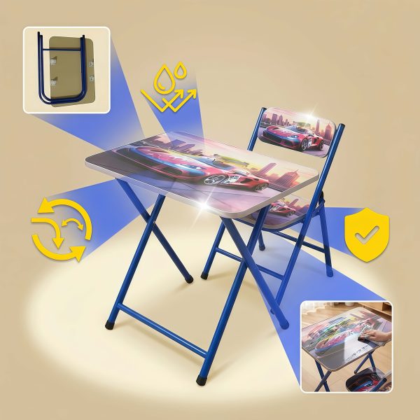 product-fancy-89c2e487-4b63-4ca1-b110-15ed32b8959b Small Classroom Desk And Chair Set Suitable for Students 3-18 Years Old Youngsters's Study Table Primary School Students Writing Homework Book Table Foldable Home School Desk And Chair Set