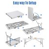 product-fancy-8ac1f3ad-cc60-4c3d-bbd8-7bd523b192f0 6FT Folding Table, 6 Foot Folding Table Heavy Duty, Portable Plastic Folding Table with Handle, Fold in Half Table for Indoor Outdoor Use, Fold Up Table for Camping Dining Party Picnic Events