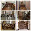 product-fancy-8bd24d0b-5c5d-4746-ab77-334a49bd2a89 1/2pieces Wood Fence Panel Retractable Privacy Screen | Expandable Farmhouse Garden Trellis, Adjustable Height & Width, Sturdy Wood for Yard/Patio/Balcony, Weatherproof, Easy Assembly, Decorative Privacy Barrier, Plant Support, Pet Gate