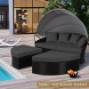 product-fancy-8c56d4f3-7403-4314-8499-b902d8af6a24 Replacement Sun Bed Cushion, Outdoor Round Daybed Cushion with Weather Resistant And Fade-Resistant Cover, Patio Furniture Seat