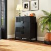 product-fancy-8c896683-d0b0-47f2-acf7-cb9155c42a08 Mozeat Lens Modern Fluted 4 Drawer Dresser, Dressers For Bedroom, Textured Wood Sticks Borders H Metal Legs For Bedroom, Living Room, Hallway