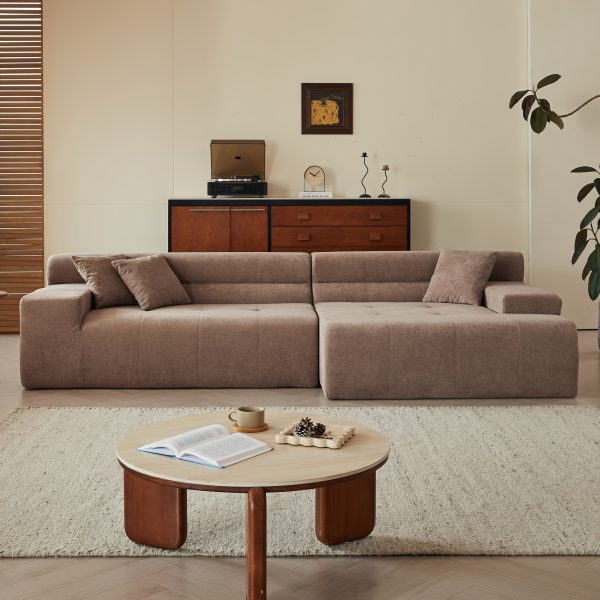 product-fancy-8cc4e406-2f4b-4cc2-a202-294396c04a7d 120"Modern Minimalist Chenille Modular Sectional Sofa, Oversized 8-Seater Sleeper Sofa With Movable Ottoman, Thick Cushions, Upholstered Couch For Living Room, Bedroom, Office, Apartment