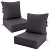 product-fancy-8d2263db-57ab-4a82-bb16-66a78be8f895 Outdoor Cushion Set of 1pc/2pcs/4pcs/6pcs - Thick 35D High-Density Foam Cushions Measuring 24*24*6.5 Inches, Featuring Quick Rebound, High Durability, And Easy Cleaning, Suitable for Outdoor Furniture Like Sofas And Patio Chairs