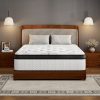 [Hybrid Mattress] 12 Inch Mattress, Memory Foam And Pocketed Coils Hybrid Mattress With Pressure Relief, Motion Isolation, Edge Support, Plush Feel, Mattresses In A Box