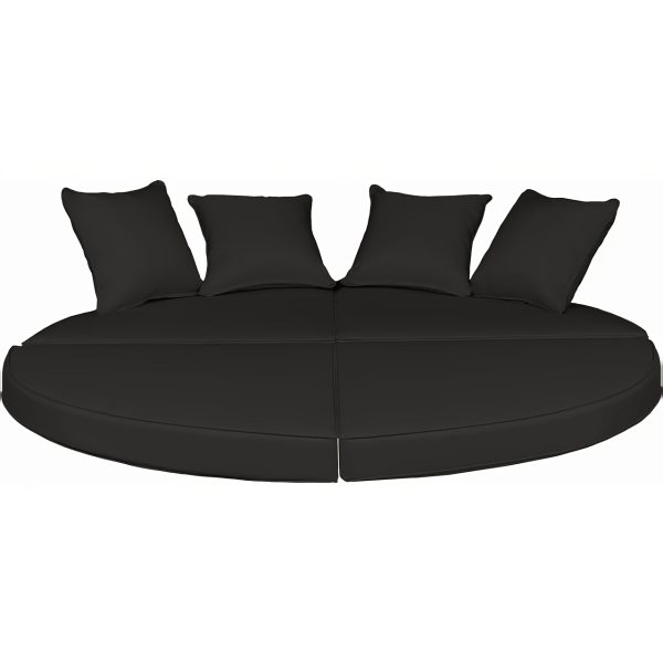 product-fancy-8e0f9d0f-bb29-46c9-a4c7-46d14cee861e Replacement Sun Bed Cushion, Outdoor Round Daybed Cushion with Weather Resistant And Fade-Resistant Cover, Patio Furniture Seat