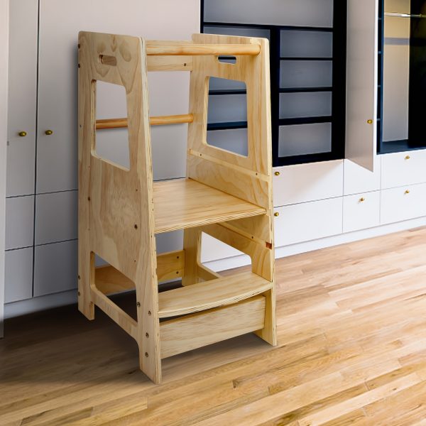 product-fancy-8e86b3b7-bf56-427d-80c3-5c7f67bf8ed6 Toddler Stool Tower, Toddler Kitchen Stool, Kitchen Standing Helper Stool for Toddlers, Toddler Stool for Kitchen Counter, Learning Kitchen Tower for Toddlers, Helper Standing Tower Random Color