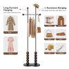 product-fancy-8ee5d5ed-00ec-4933-a2b9-88c218449420 Metal Freestanding Coat Rack with Stainless Steel Double Rods & Marble Base, Hanging Clothes Rack for Entryway, Hallway, Bedroom, Living Room, Hallway Organizer, Entryway Storage, Contemporary Furniture, Modern Coat Hanger, Durable Construction, Highquality Materials, Freestanding Hanger, Versatile Organizer, Apartment Living, Interior Decorators