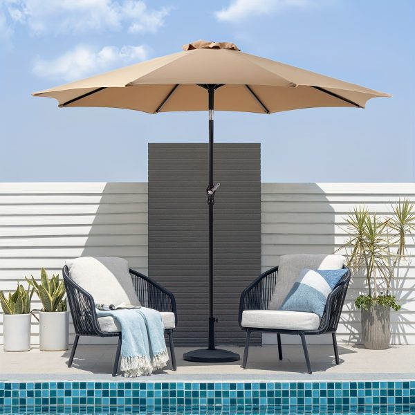 product-fancy-8f0b2e17-b310-4da3-9ab7-cbacda80785d 9ft Patio Umbrella, Outdoor Pool Umbrella, 9ft Camping Umbrella, Waterproof Table Umbrella