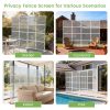 Outdoor Privacy Screen | Freestanding Rustproof Iron Fence Panel For Patio, Garden, Balcony, Ac Unit Cover, Trash Can, Modern Decorative Divider By Mophoto
