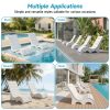 product-fancy-906cadad-418a-435f-ae26-2413cc33317f HDPS Pool Lounge Chairs Outdoor Set Of 2, All Weather Chaise Chairs Up to 7 Inches Of Water, Lounge Chair Outdoor, Fade-Resistant Pool Lounger for Deck, Beach, Yard
