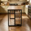 product-fancy-90aede72-4294-4b7d-8f11-61a8f5918aec 62.99-Inch Kitchen Island with Storage, 3-Tier Solid Wood Island Table with Open Shelves, Large Prep Table for Kitchen Dining Room, Rustic Brown